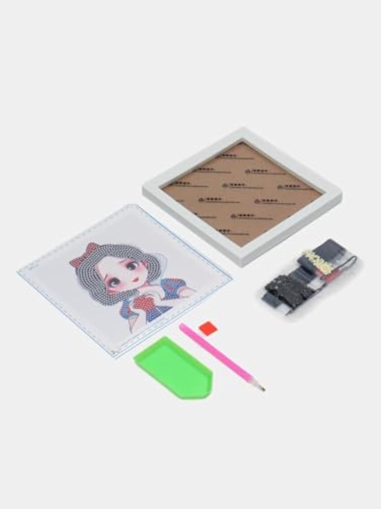DIY Diamond Painting Kit with Frame, Sparkling Home Décor Art Set